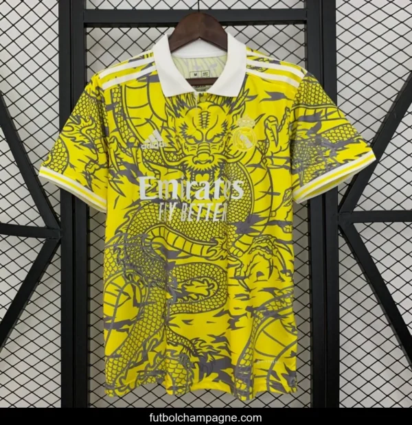 25_26 Real Madrid Special Yellow Jersey - Image 2