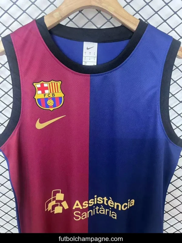 24_25 Barcelona Home Basketball Jersey - Image 2
