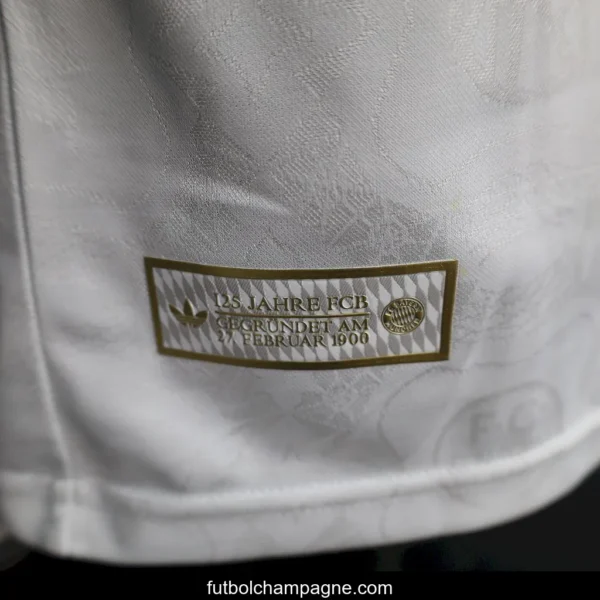 2024_25 Player Version Bayern Munich 125 Anniversary White Jersey - Image 3