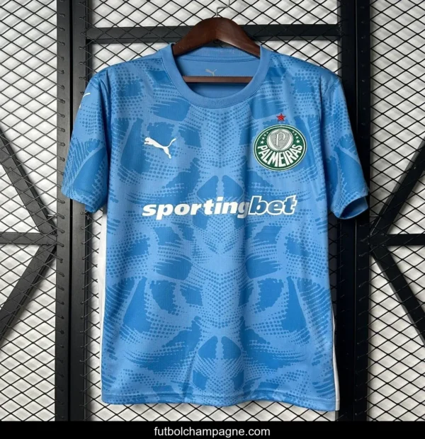 25_26 Palmeiras Goalkeeper Blue Jersey - Image 3