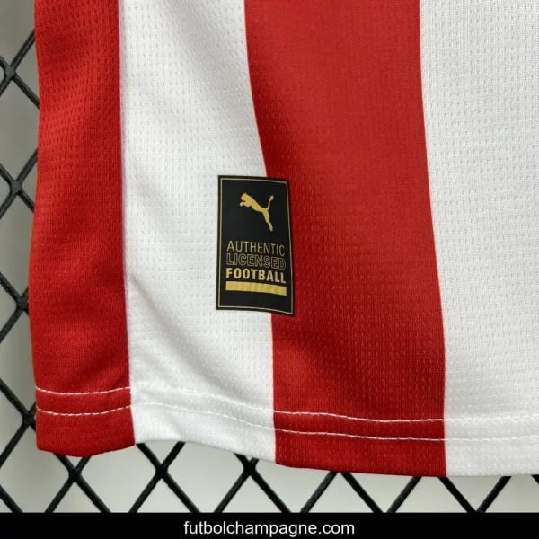 2025_26 Kids Sporting De Gijon Home Kit - Image 5