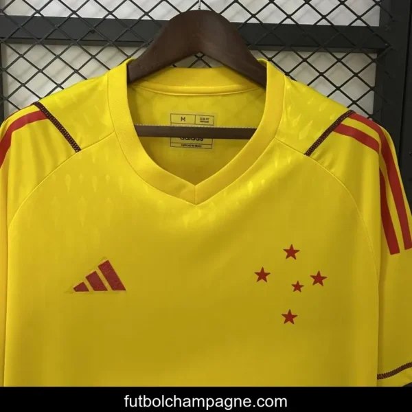 24_25 Cruzeiro Limited Edition Goalkeeper Yellow Jersey - Image 2