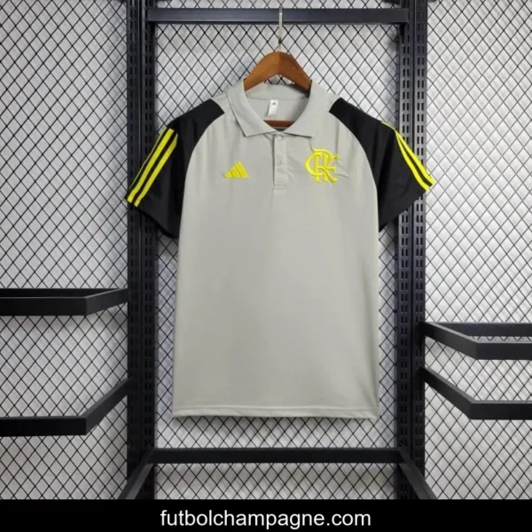 24_25 Flamengo Grey Polo Jersey - Image 5