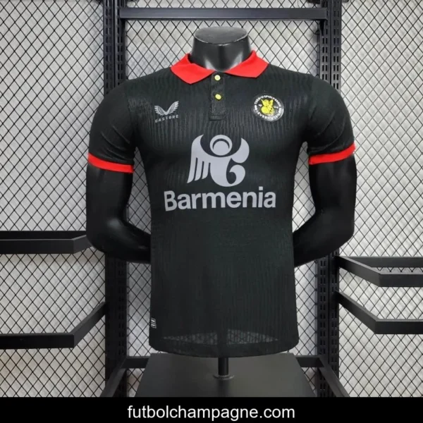 Player Version 24_25 Bayer Leverkusen 120th Anniversary Black Special Jersey - Image 3