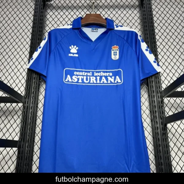 Retro 90_91 Real Oviedo Home Jersey - Image 2