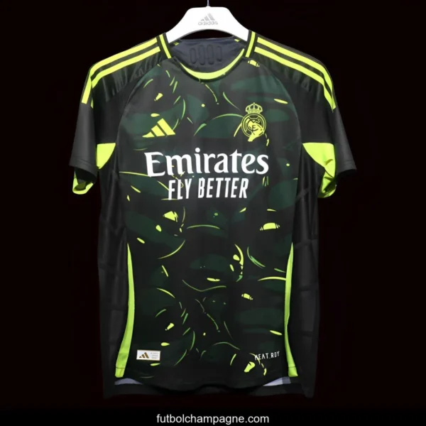 Player Version 24_25 Real Madrid Black_Green Special Pattern Pre-Match Jersey - Image 5