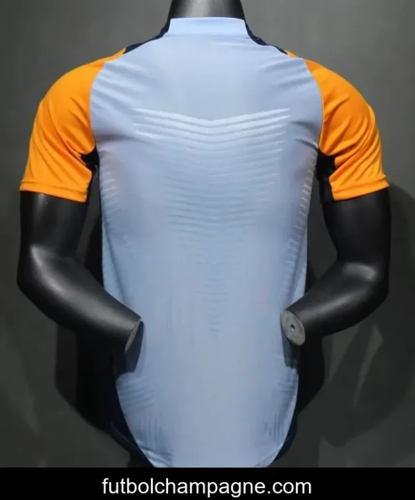 Player Version 24_25 Real Madrid Light Blue_Yellow Pre-Match Jersey - Image 4
