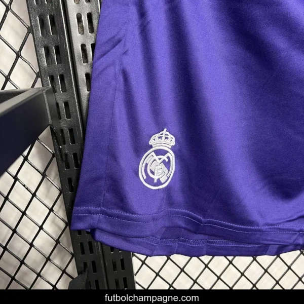 24_25 Real Madrid x Y3 Purple Special Edition Shorts - Image 3