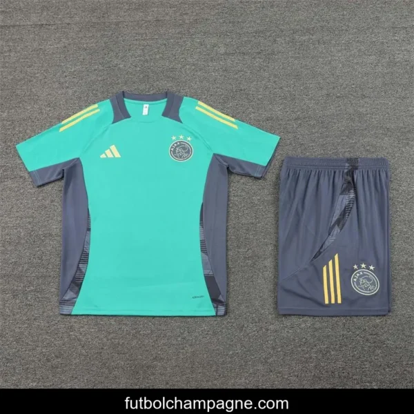 24_25 Ajax Green Short Sleeve Jersey+Shorts - Image 8