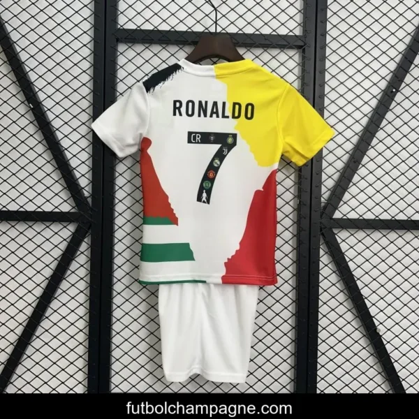 25_26 Kids Real Madrid Cristiano Ronaldo Special CR7 Jersey - Image 4