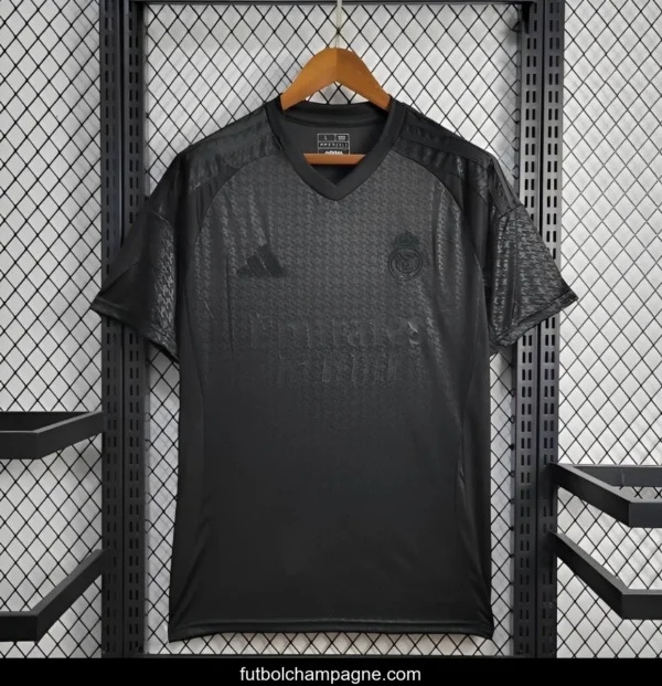 24_25 Real Madrid Special Edition Black Jersey - Image 2
