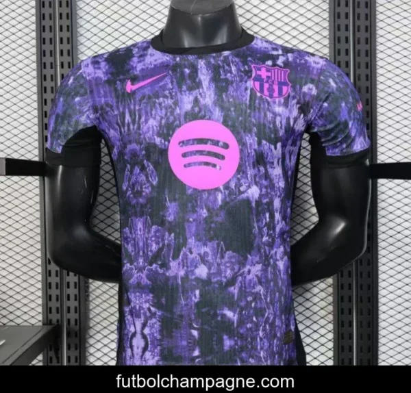 Player Version 25_26 FC Barcelona Purple with Marble Design Jersey - Image 5