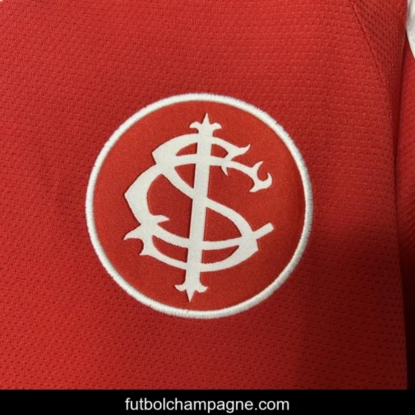 25_26 Long Sleeve Brazil SC Internacional Home Jersey - Image 3
