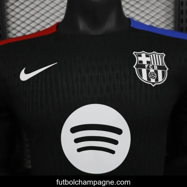 25_26 Player Version Barcelona 125th Anniversary Black Special Edition Jersey - Image 6
