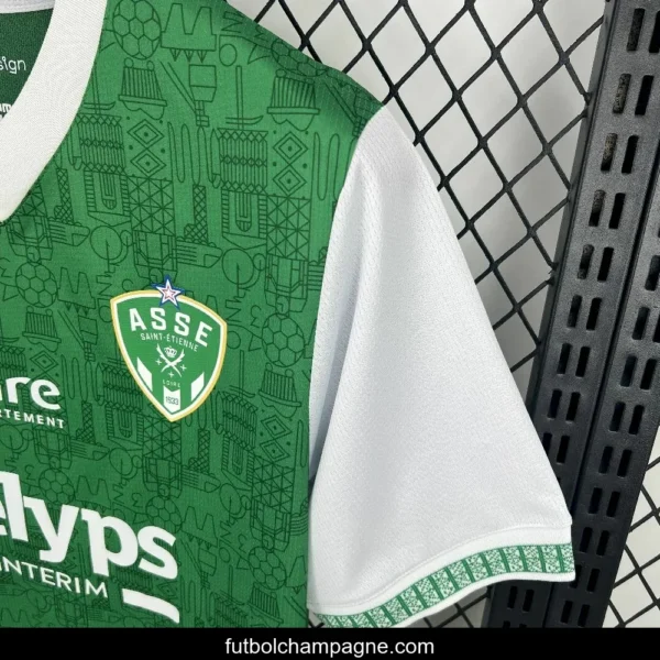 2025_26 AS Saint-Etienne Home Jersey - Image 3