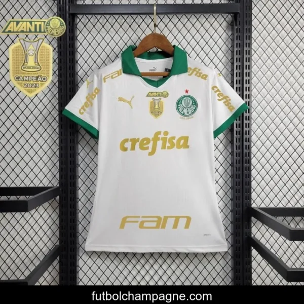 24_25 Women Palmeiras Away White Jersey + All Sponsors - Image 3