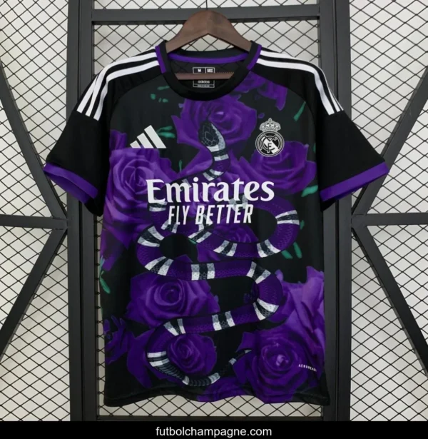 25_26 Real Madrid Special Purple Rose Jersey - Image 2