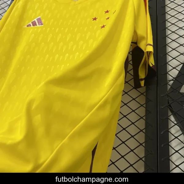 24_25 Cruzeiro Limited Edition Goalkeeper Yellow Jersey - Image 3