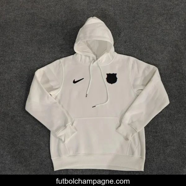 24_25 Barcelona Navy_Red_Black_Beige_Grey Hoodie WIth Black Badge - Image 7