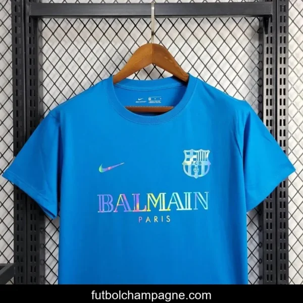 24_25 Barcelona x Balmain Blue Training Jersey - Image 3