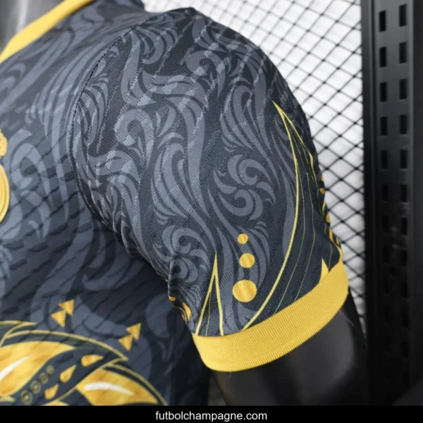 Player Version 24_25 Real Madrid Black_Golden Special Jersey - Image 6