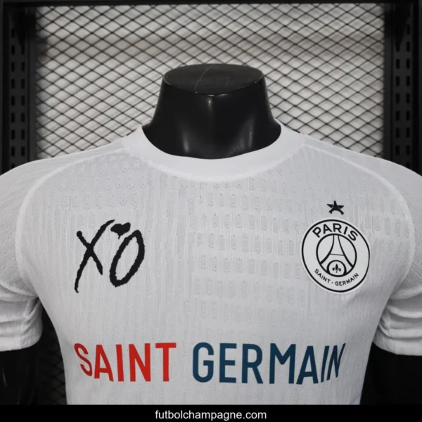 Player Version 25_26 PSG x XO WHITE Pre-Match Jersey - Image 3