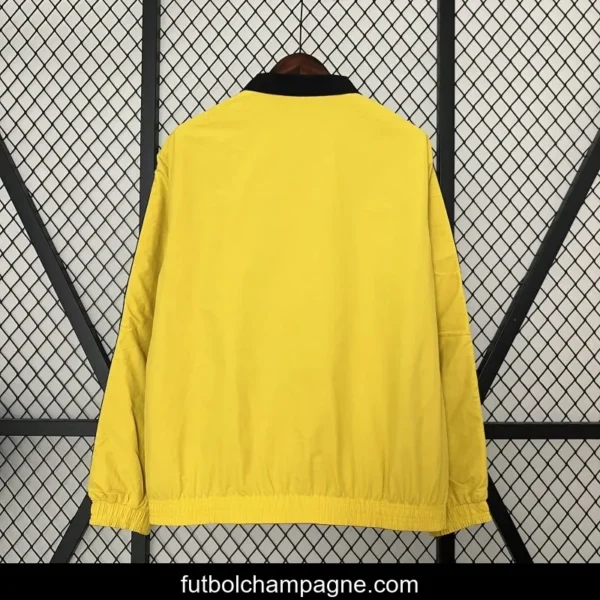 24_25 Real Madrid Yellow_Red Reversible Windbreaker - Image 5