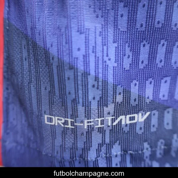 Player Version 25_26 FC Barcelona Blue with Red Diagonal Stripes Jersey - Image 4
