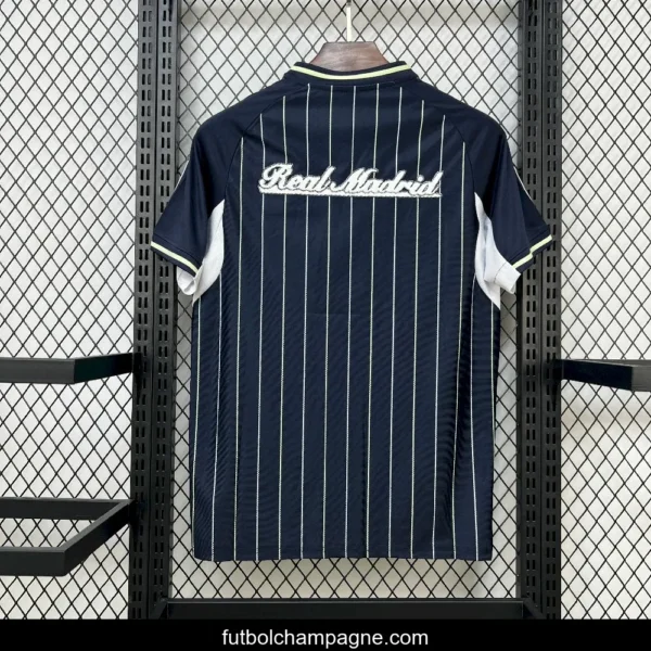 25_26 Real Madrid US Pack Black Baseball Jersey - Image 4