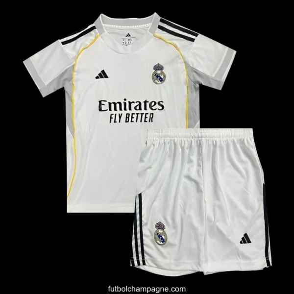 24_25 Kids Real Madrid Home Jersey - Image 2