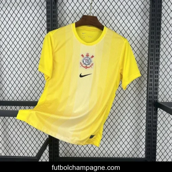 2025_26 Corinthians Yellow Goalkeeper Jersey - Image 3