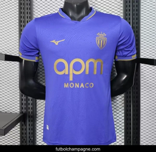 Player Version 25_26 Monaco Away Blue Jersey - Image 5