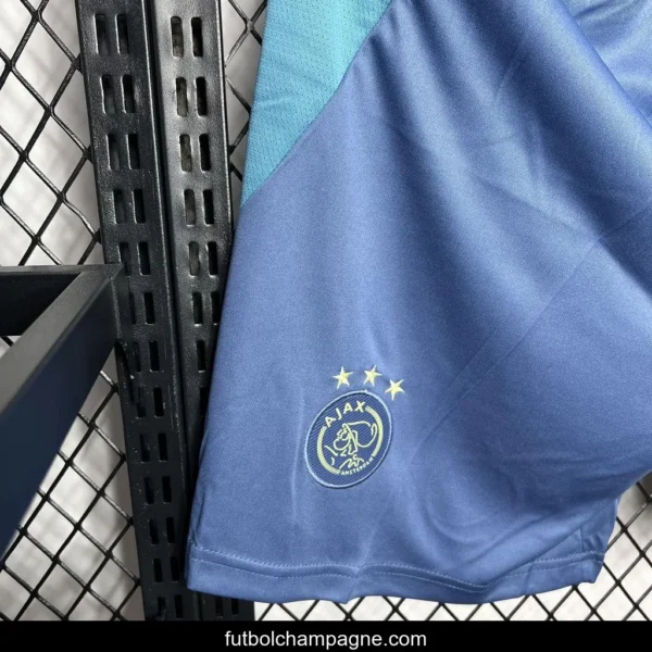 24_25 Ajax Away Navy Shorts - Image 3