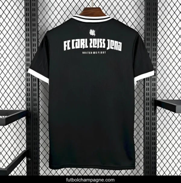 25_26 Carl Zeiss Jena Pre-Match Special Black Jersey - Image 4