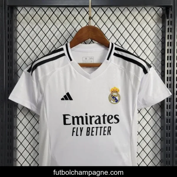 24_25 Kids Real Madrid Home Jersey - Image 6