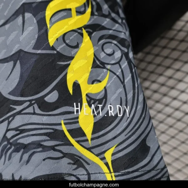 Player Version 24_25 Real Madrid Grey_Black Dragon Jersey - Image 5