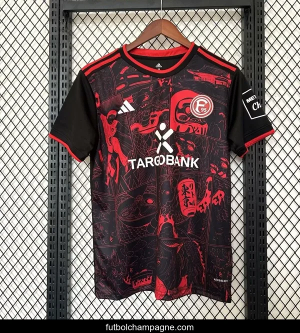 24_25 Fortuna Düsseldorf Daruma Black Jersey - Image 5