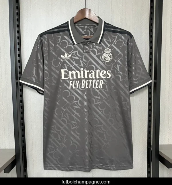 24_25 Real Madrid Third Black Jersey - Image 4