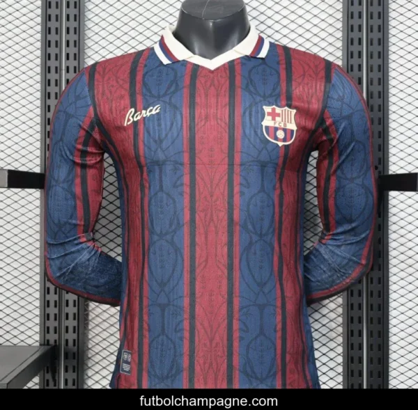 Player Version 25_26 Modernist FC Barcelona Polo Long Sleeve Jersey - Image 4