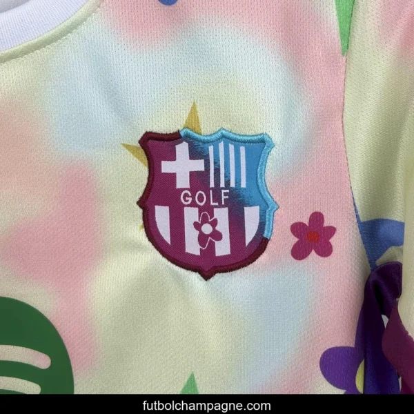 2025_26 KidsBarcelona Flower Special Edition Jersey - Image 3