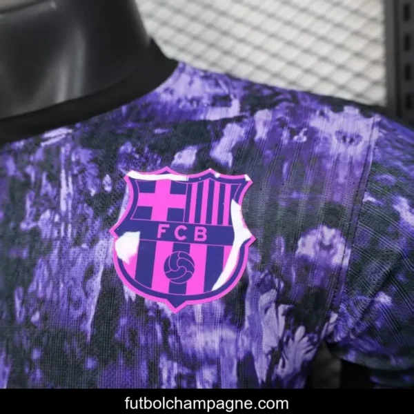 Player Version 25_26 FC Barcelona Purple with Marble Design Jersey - Image 9