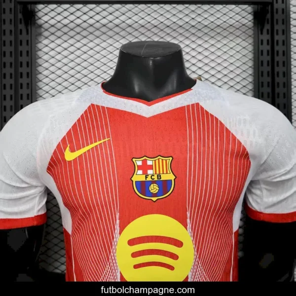 2025_26 Player Version Barcelona Orange Special Edition Jersey - Image 5