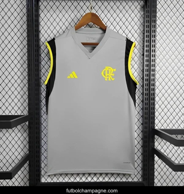 24_25 Flamengo Grey Vest Training Jersey - Image 5
