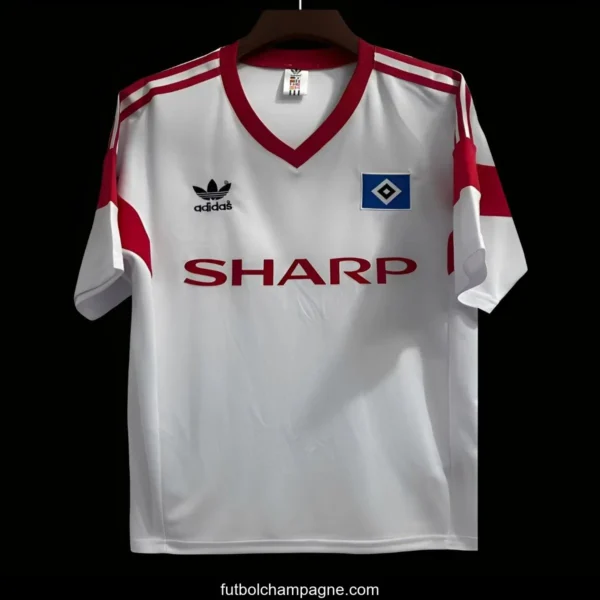 Retro 88_89 Hamburger SV Home Jerey - Image 2