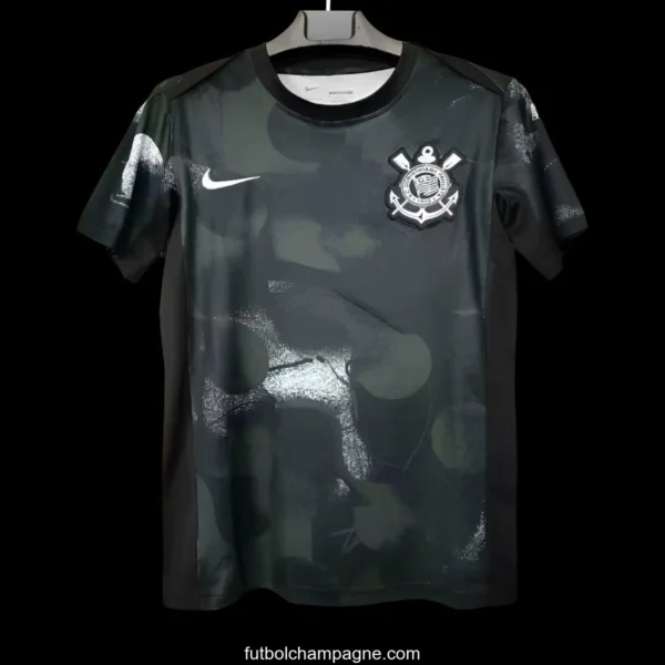 25_26 Corinthians Away Black Jersey - Image 3