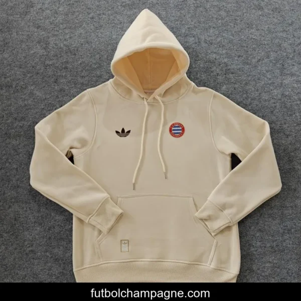 24_25 Bayern Munich Navy_Red_Black_Beige_Grey Hoodie WIth Black Badge - Image 6