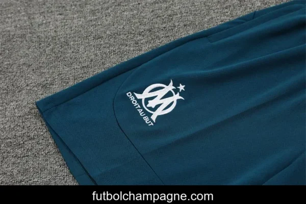 24_25 Olympique Marseille White Short Sleeve Jersey+Shorts - Image 10