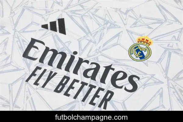 24_25 Real Madrid White Special Short Sleeve Jersey+Shorts - Image 11