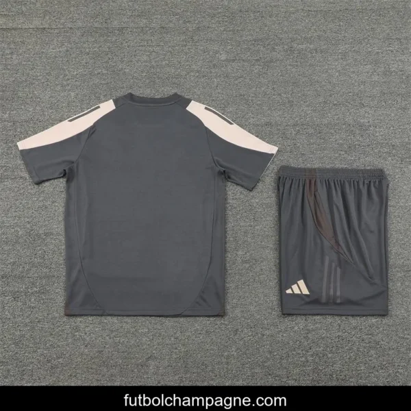 24_25 Real Madrid Black_Pink Short Sleeve Jersey+Shorts - Image 11