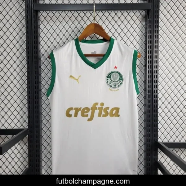 24_25 Palmeiras Away White Vest Jersey - Image 5